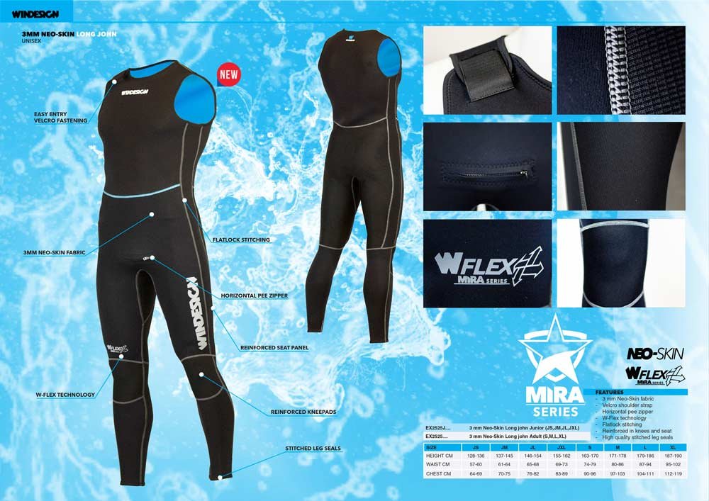 EX2525 Neopreno Long John Windesign