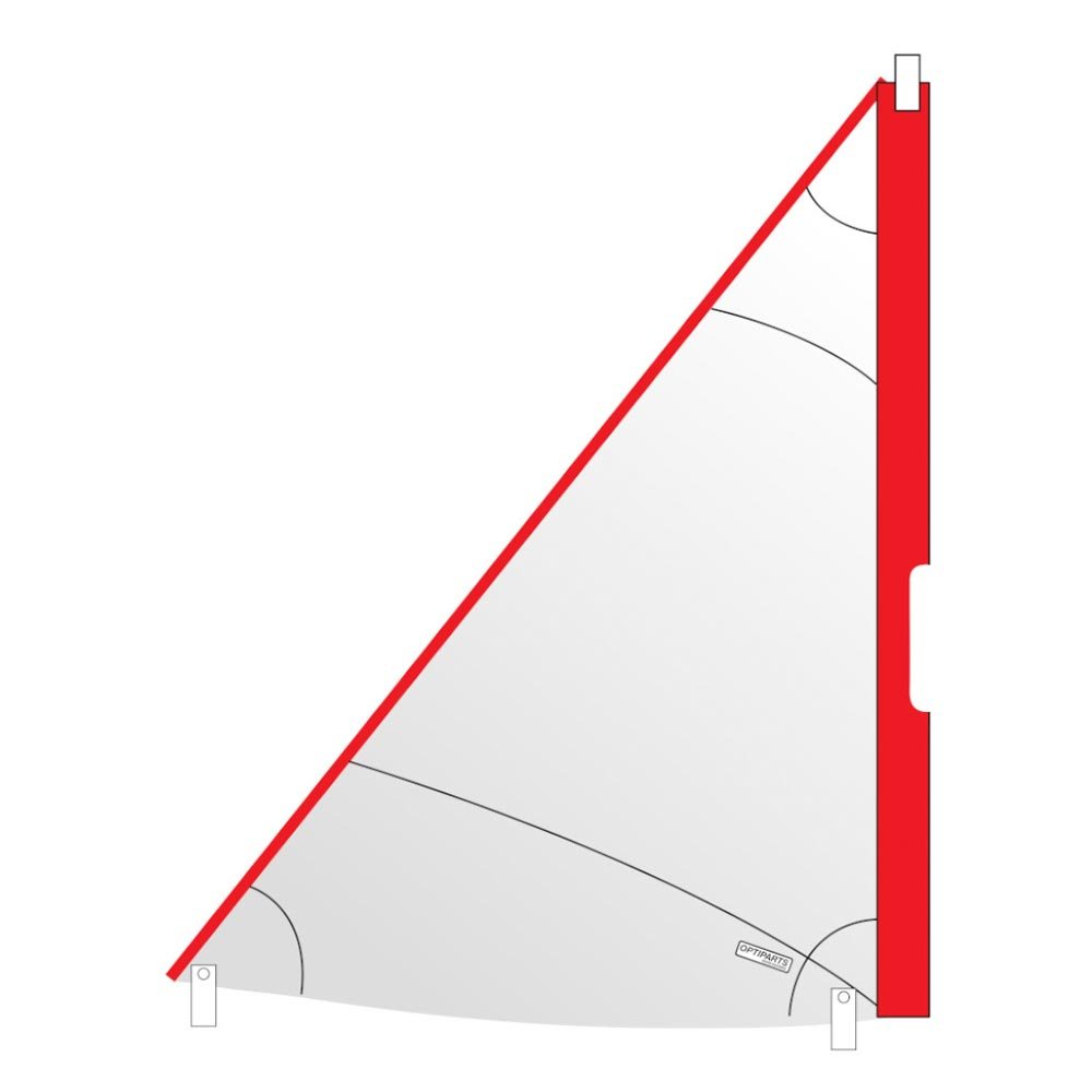 Vela Optimist envergada triangular Optiparts