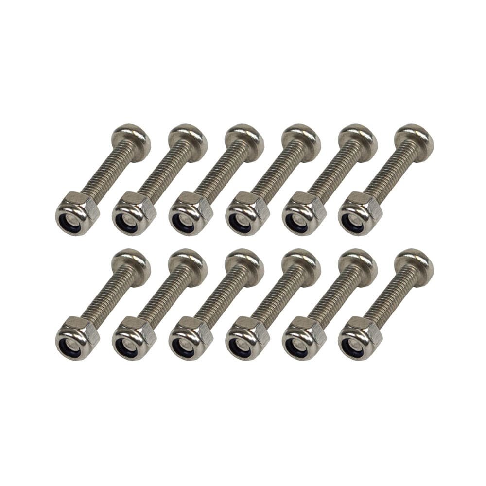 Tornillos inox herrajes timón Optimist