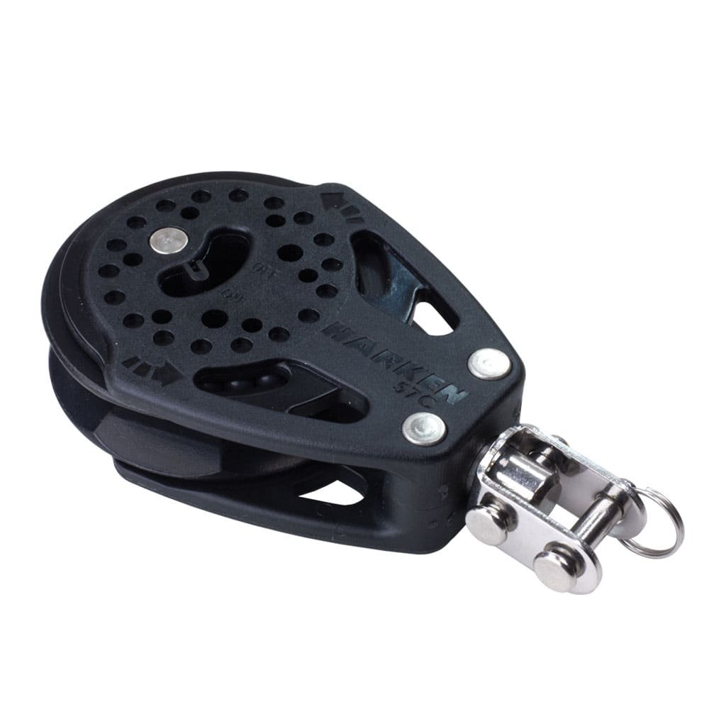 Polea winche 57mm Harken grillete doble pasador